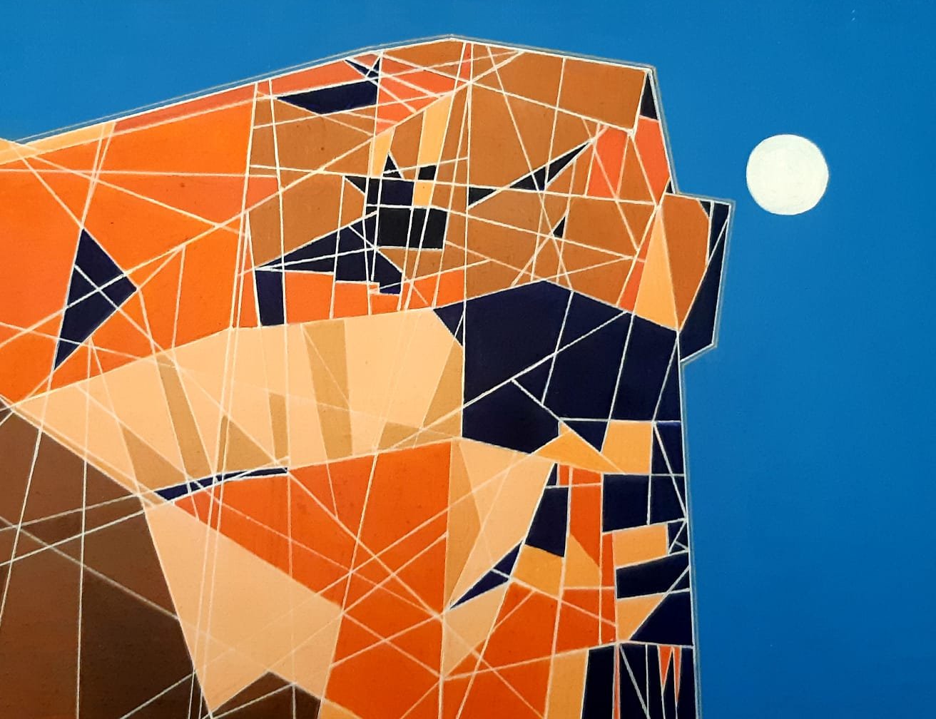 Louis de Jager - Cubism of Face Rock